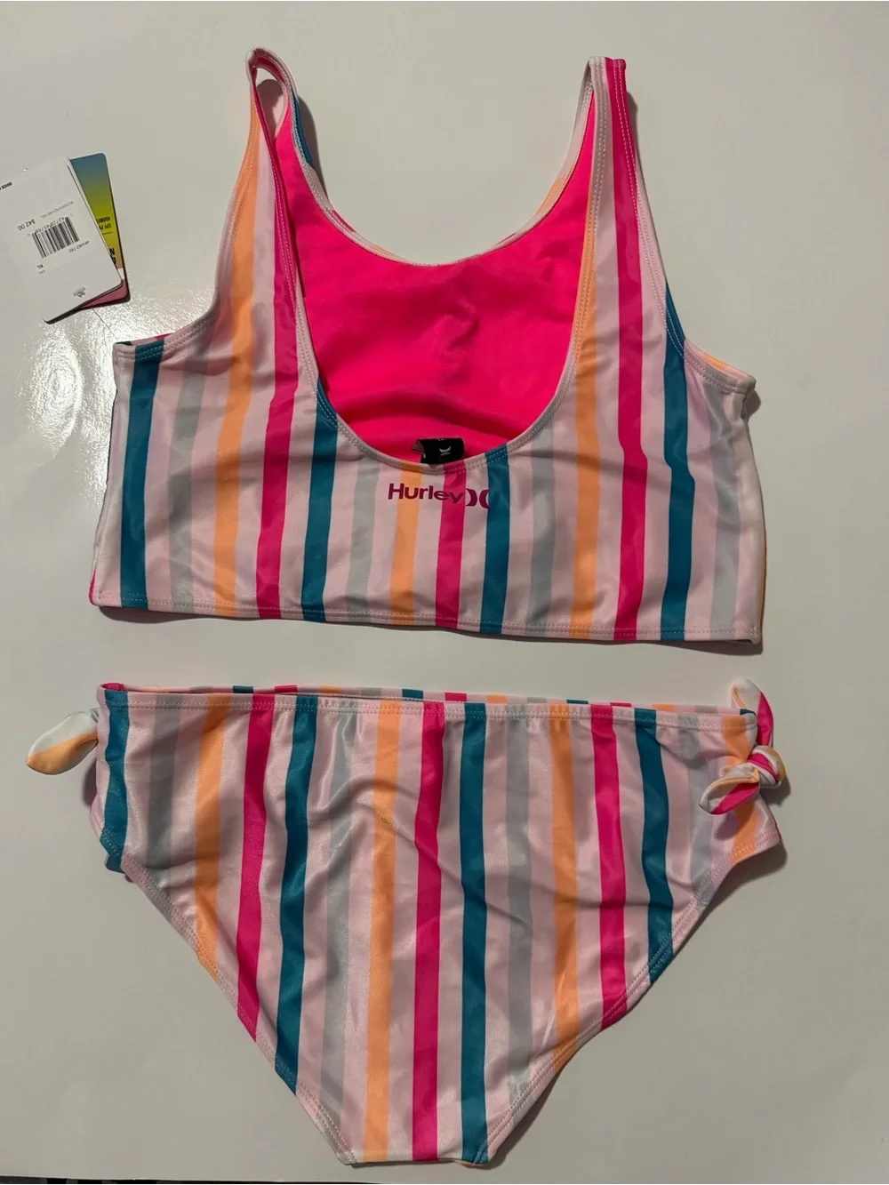 Hurley vibrant striped